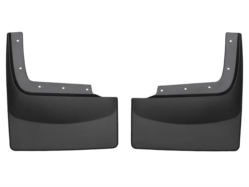 Ford Super Duty Mud Flaps - WeatherTech - No-Drill DigitalFit - Black - `11-`27