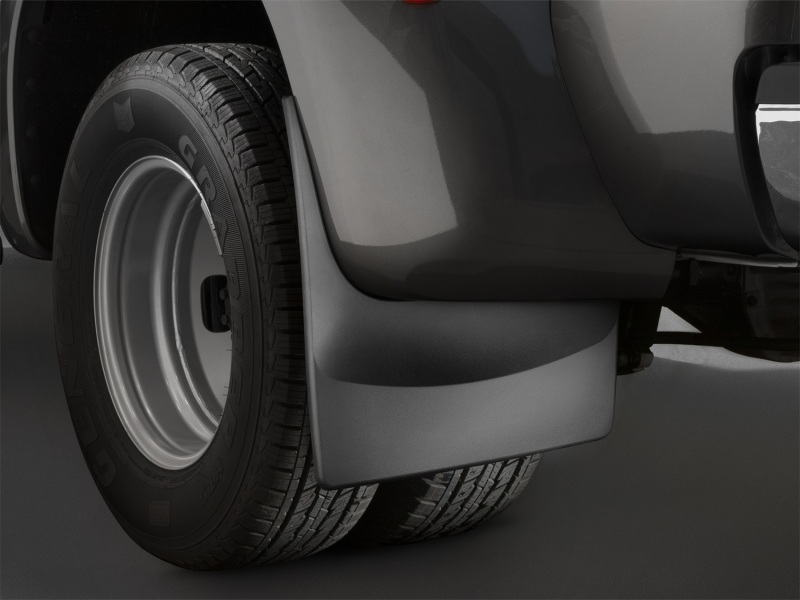 Ford Super Duty Mud Flaps - WeatherTech - No-Drill DigitalFit - Black - `11-`27