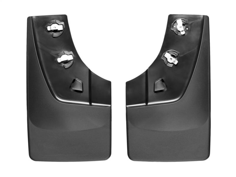 GMC Sierra Mud Flaps - WeatherTech - No-Drill DigitalFit - Black - `14-`27