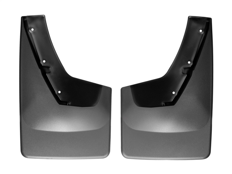 Cadillac Escalade Mud Flaps - Rear - WeatherTech - No-Drill DigitalFit - Black - `15-`27