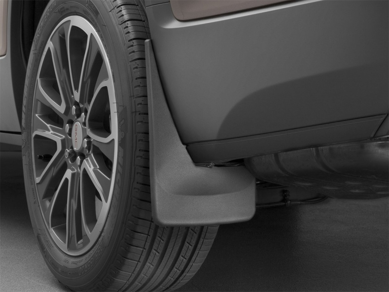 GMC Acadia Mud Flaps - WeatherTech - No-Drill DigitalFit - Black - `17-`27