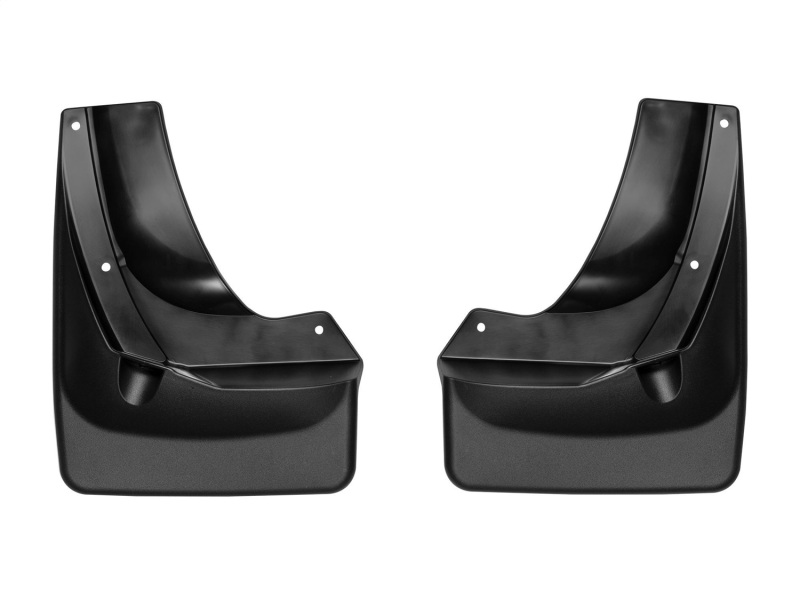 Honda Ridgeline Mud Flaps - Rear - WeatherTech - No-Drill DigitalFit - Black - `17-`27