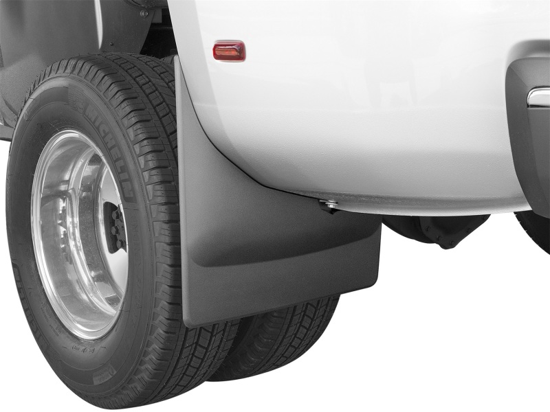 GMC Sierra 3500 Mud Flaps - WeatherTech - No-Drill DigitalFit - Black - `15-`27