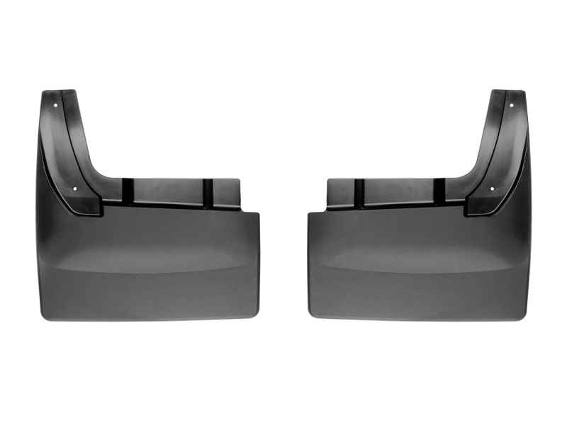 Dodge Ram 3500 SLT Mud Flaps - WeatherTech - No-Drill DigitalFit® with QuickTurn Fastening System - Black - `10-`27