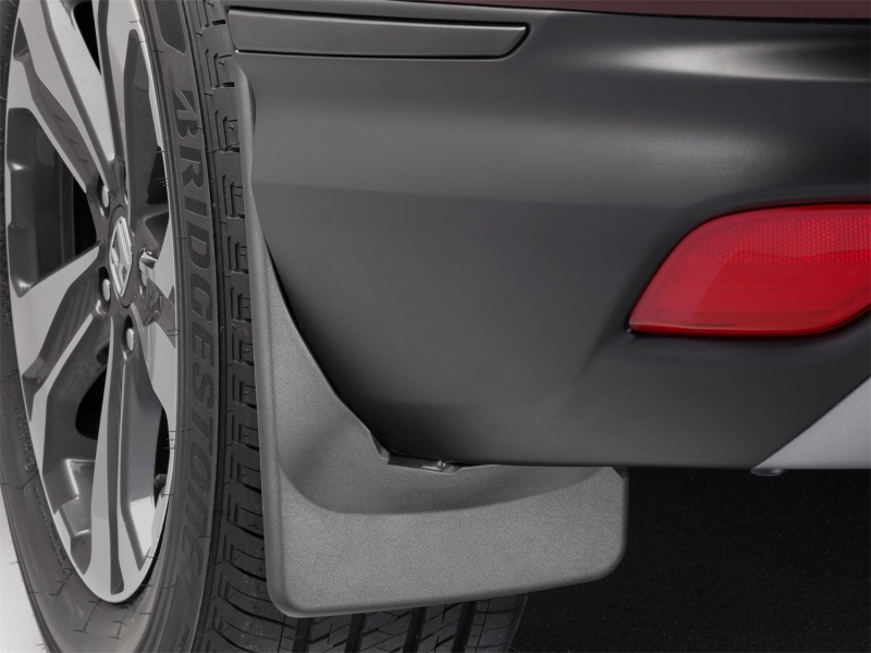 Honda CR-V Mud Flaps - Rear - WeatherTech - No-Drill DigitalFit - Black - `17-`27