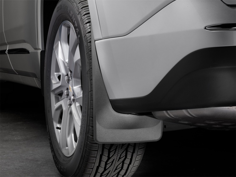 Chevrolet Traverse Mud Flaps - WeatherTech - No-Drill DigitalFit - Black - `18-`27