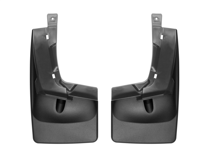 Ford Ranger Mud Flaps - Rear - WeatherTech - No-Drill DigitalFit - Black - `19-`27