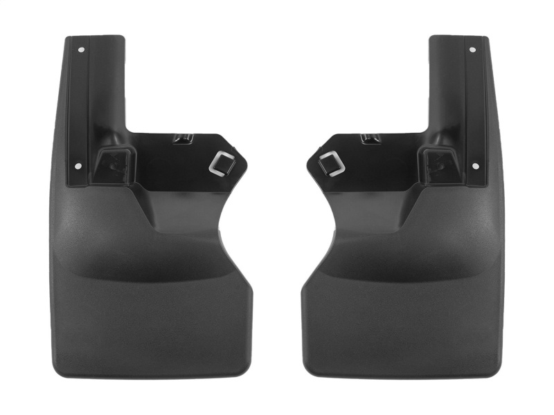 Ford Gladiator Mud Flaps - WeatherTech - No-Drill DigitalFit - Black - `20-`27