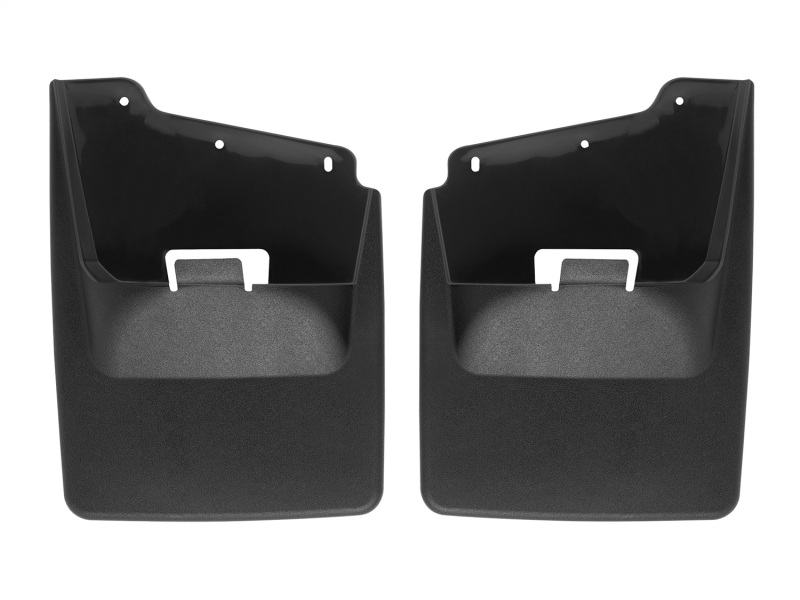 GMC Sierra 2500HD Mud Flaps - Rear - WeatherTech - No-Drill DigitalFit - Black - `20-`27