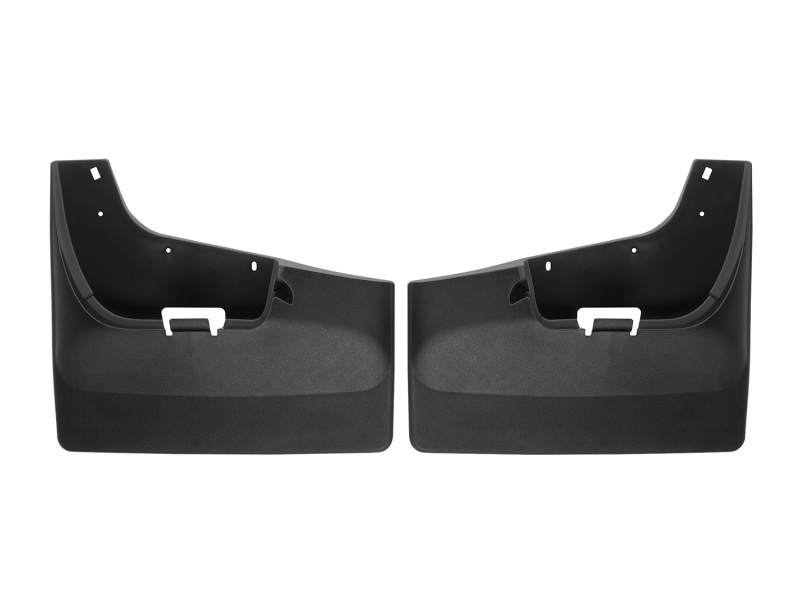 GMC Sierra 2500HD Mud Flaps - Rear - WeatherTech - No-Drill DigitalFit - Black - `20-`27