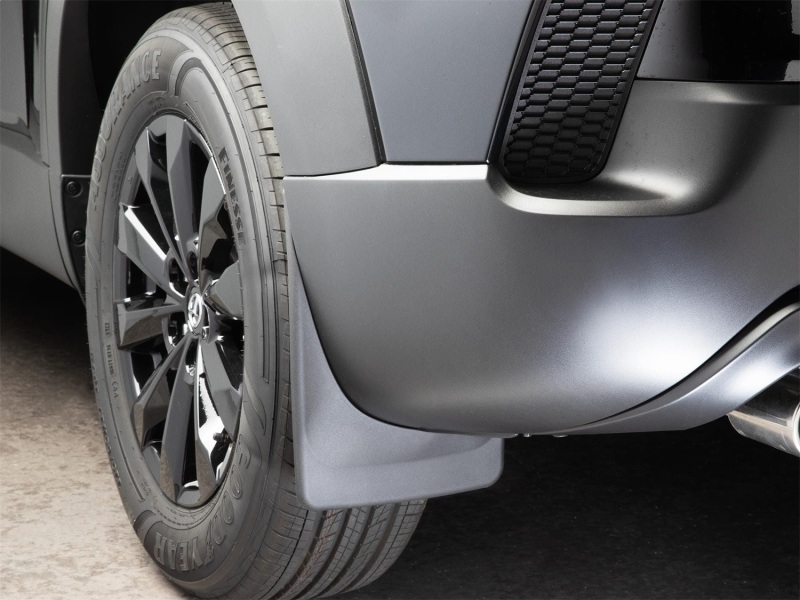 Mazda CX-50 Mud Flaps - Rear - WeatherTech - No-Drill DigitalFit - Dark - `23-`27