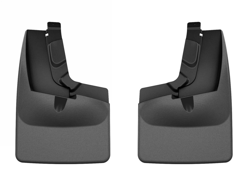 Ford Ranger Mud Flaps - Rear - WeatherTech - No-Drill DigitalFit - Black - `21-`23