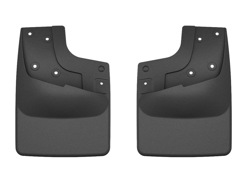 Ford Ranger Raptor Mud Flaps - Rear - WeatherTech - No-Drill - Black - `24-`25