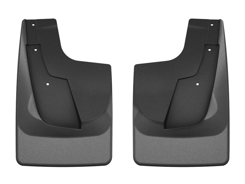 Dodge RAM 1500 Mud Flaps - Rear - WeatherTech - No-Drill DigitalFit - Black - `25-`26