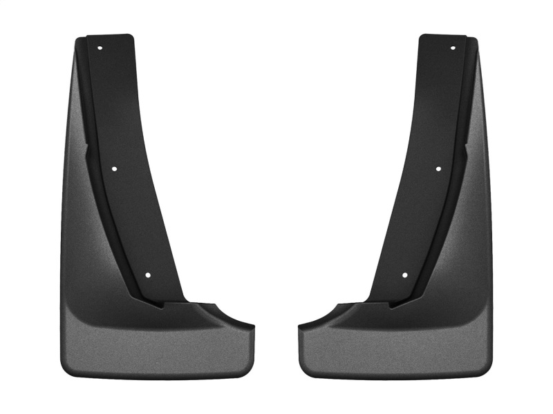 Chevrolet Traverse Mud Flaps - Rear - WeatherTech - No-Drill DigitalFit - Black - `24-`25