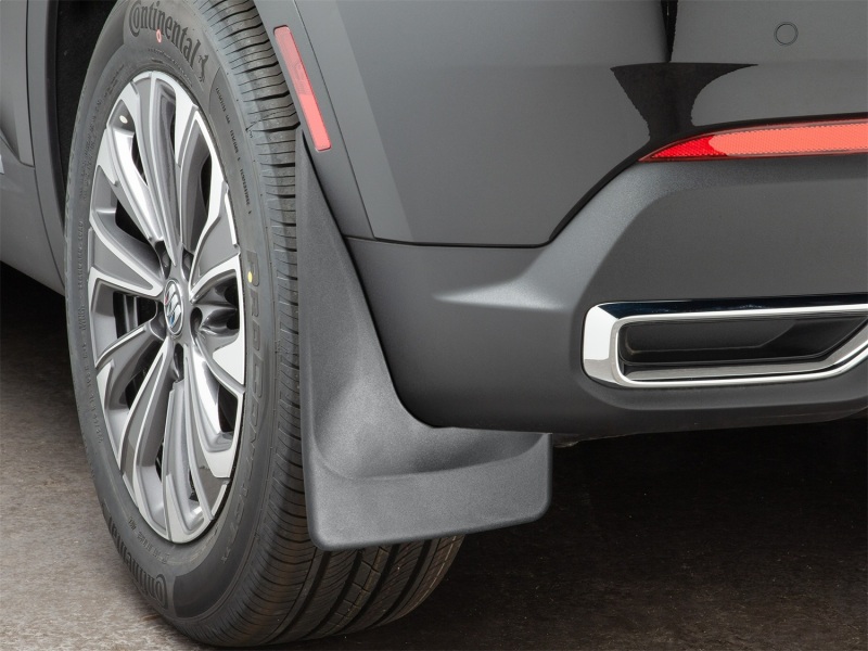 Buick Envision Mud Flaps - Rear - WeatherTech - No-Drill DigitalFit - Black - `24-`25