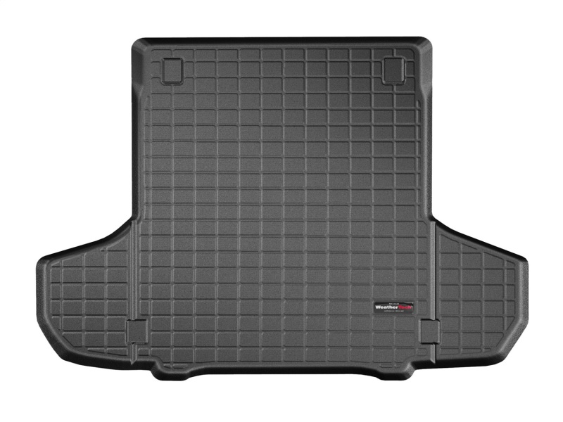 Porsche Panamera Cargo Liner - Behind 2nd Row Seating - WeatherTech - Designated Trim Required for Cargo Nets - Black - `17-`27