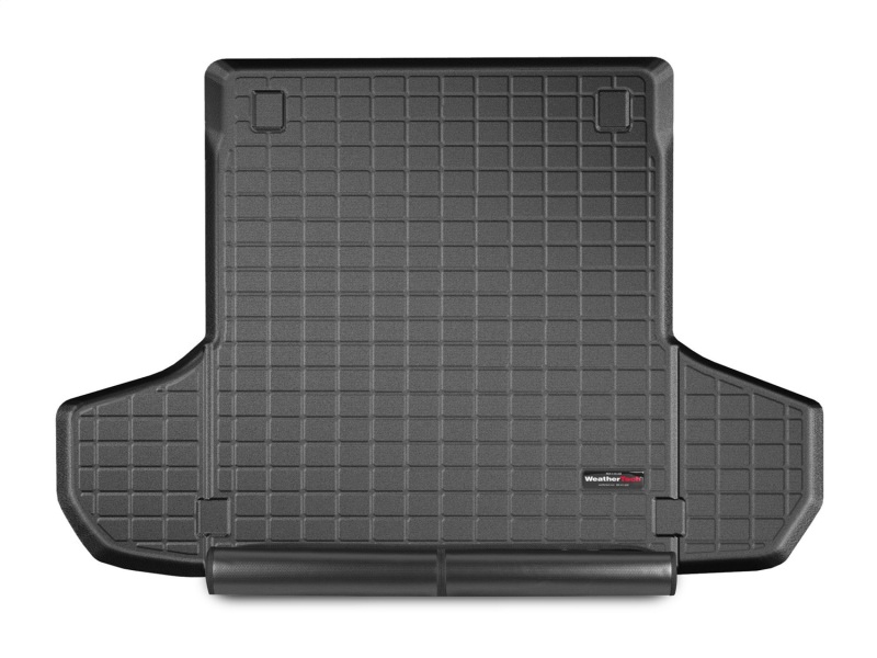Porsche Panamera Cargo Liner - Behind 2nd Row Seating - WeatherTech - WeatherTech w/ Bumper Protector - Black - `17-`27
