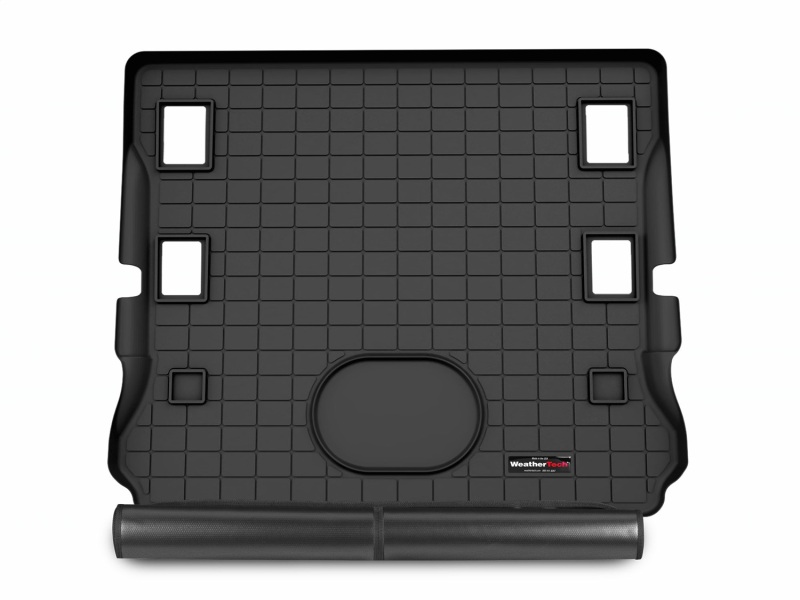 Jeep Wrangler JK Cargo Liner - WeatherTech - WeatherTech w/ Bumper Protector - Black - `18-`27