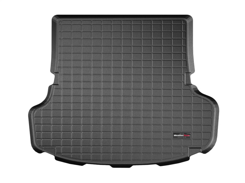 Kia Stinger Cargo Liner - WeatherTech - Raised Lip, Textured Finish - Black - `18-`27