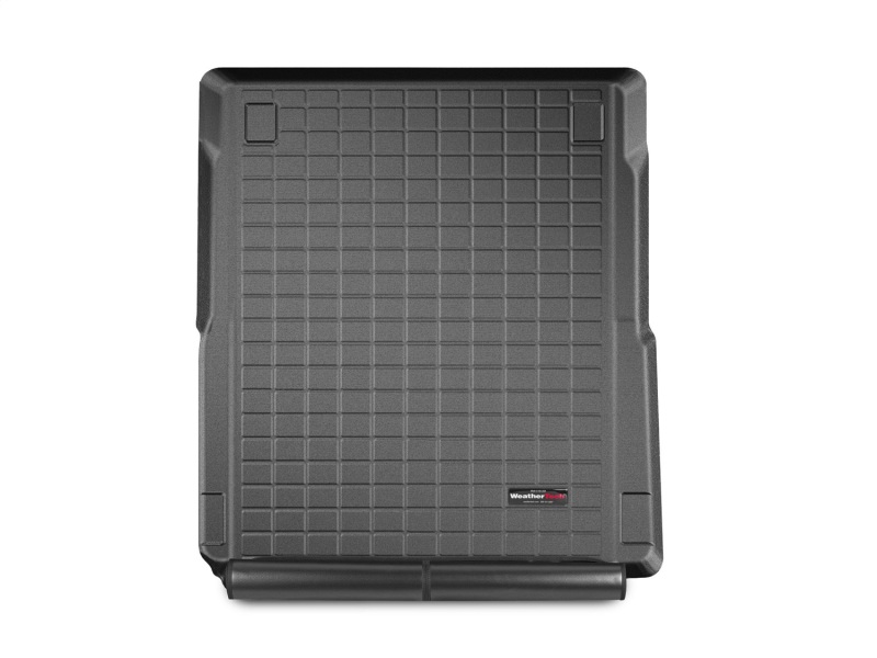 Porsche Panamera Cargo Liner w/Bumper Protector - Behind 2nd Row Seating - WeatherTech - Black - `18-`27