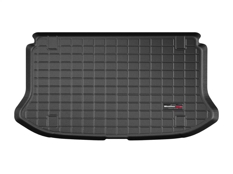 Hyundai Venue Cargo Liner - Behind 2nd Row Seating - WeatherTech - Raised Lip, Textured Finish, Custom Blended TPO - Black - `20-`27