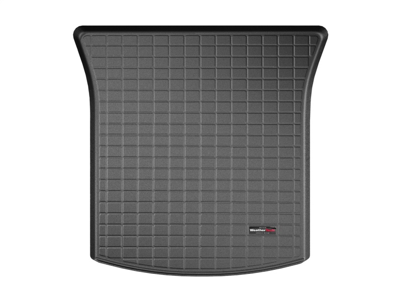 Tesla Model Y Cargo Liner - Behind 2nd Row Seating - WeatherTech - Flexible TPO with Raised Lip - Black - 2020