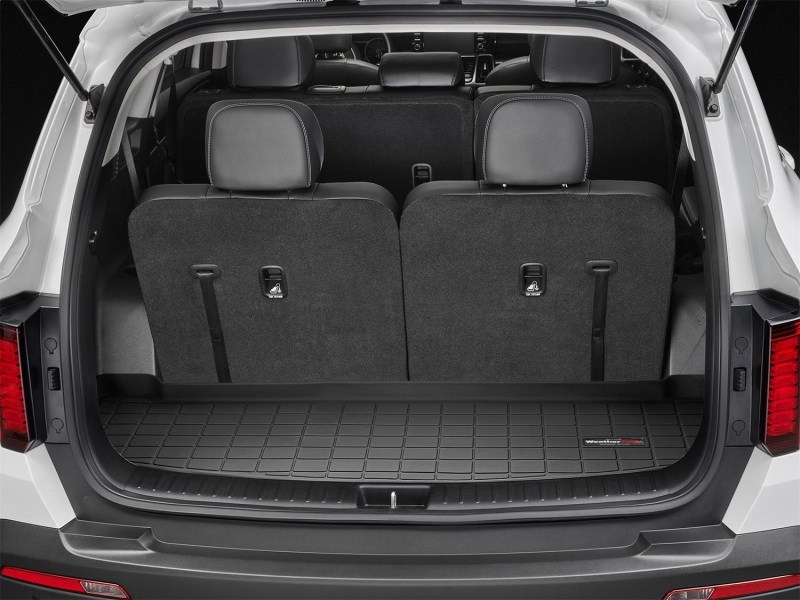 Kia Sorento Cargo Liner - Behind 3rd Row Seating - WeatherTech - Black - `21-`27