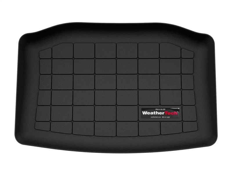 Tesla Model 3 Cargo Liner - Rear - WeatherTech - Textured Finish with Raised Lip - Black - `17-`27