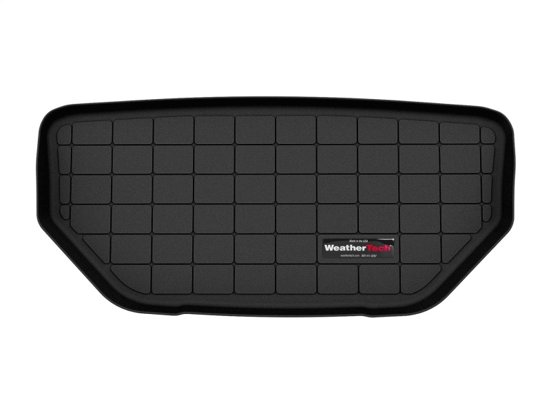 Tesla Model S Cargo Liner - Front Cargo Compartment - WeatherTech - Raised Lip, Textured Finish - Black - `21-`27