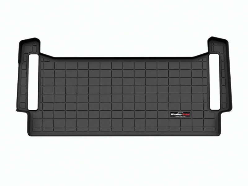 Rivian R1S Cargo Liner - Behind 3rd Row Seating - WeatherTech - Raised Lip - Black - 2022+