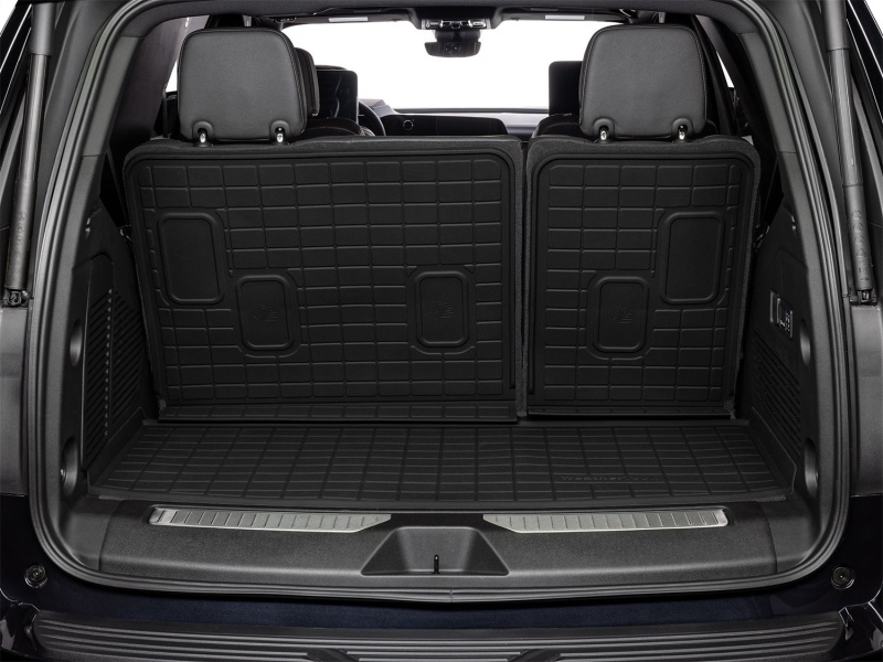 Cadillac Escalade Seatback Cargo Liner - Behind 3rd Row Seating - WeatherTech - SeatBack Cargo Liner HP - Black - `21-`25