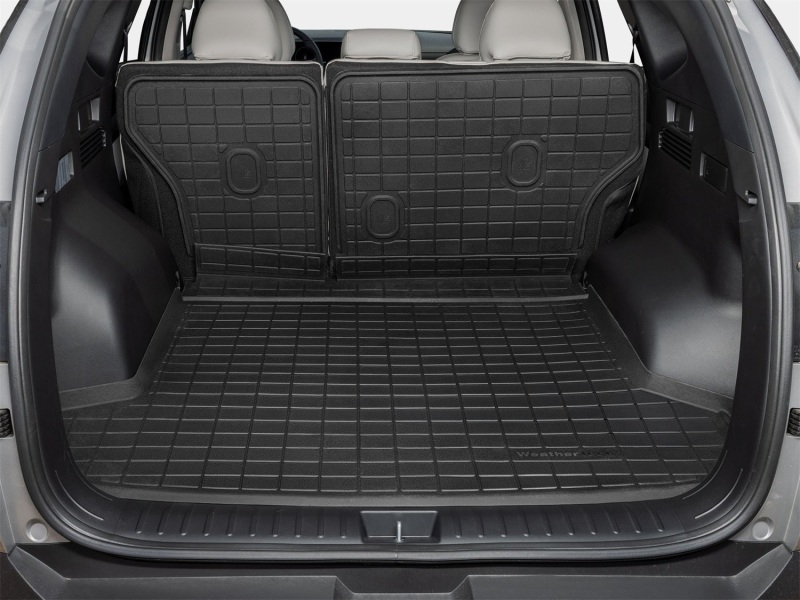 Hyundai Tucson Cargo Floor Liner - Behind 2nd Row Seating - WeatherTech - SeatBack Cargo Liner HP - Black - `22-`26