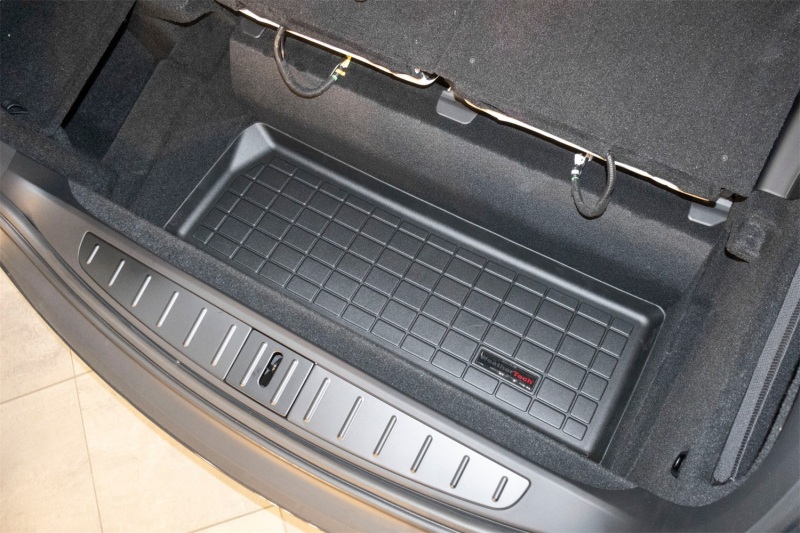 Tesla Model X Cargo Liner - Rear - WeatherTech - Trunk - Black - 2024+