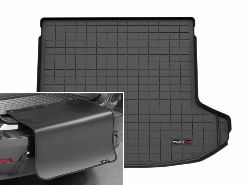 Kia Sportage Hybrid Cargo Liner w/Bumper Protector - Behind 2nd Row Seating - WeatherTech - Black - 2026+