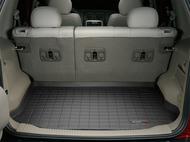 Jeep Liberty Cargo Liner - Rear - WeatherTech - Black - `02-`04