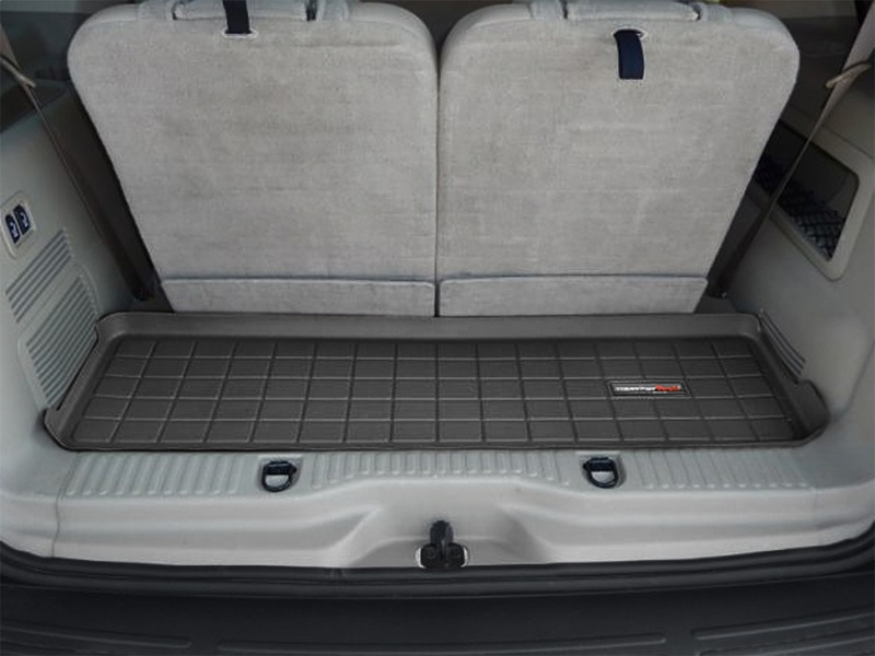 Ford Explorer Cargo Liner - WeatherTech - Raised Lip, Textured Finish - Black - `06-`10