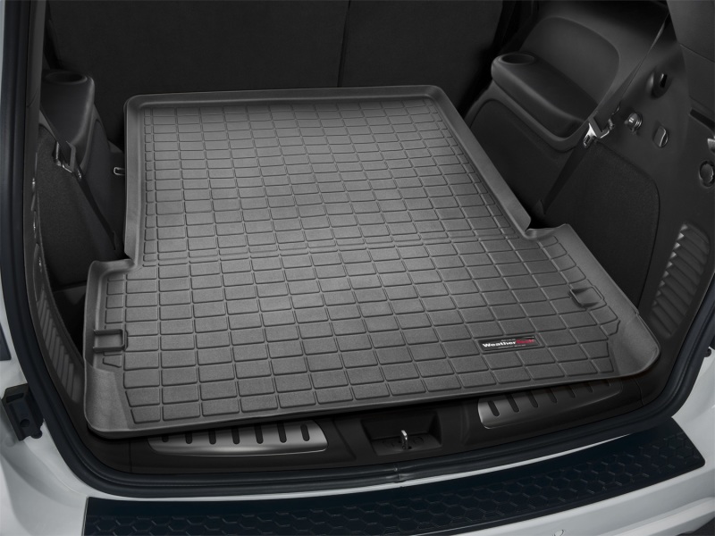 Dodge Durango Cargo Liner - Behind 2nd Row Seating - WeatherTech - Raised Lip, Textured Finish - Black - `11-`27