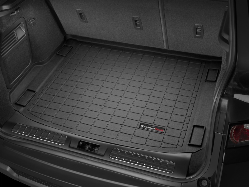 Land Rover Range Rover Evoque Cargo Liner - Rear - WeatherTech - 5-Door, Behind 2nd Row Seating; Trim required to use optional rail cargo system - Black - `12-`27