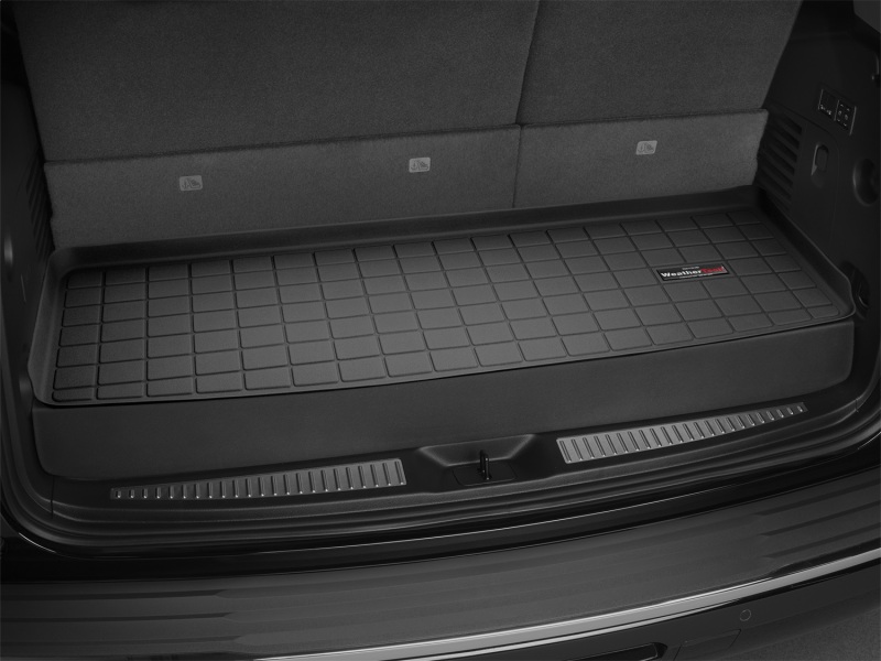 Cadillac Escalade Cargo Liner - WeatherTech - Raised Lip, Textured Finish - Black - `15-`27