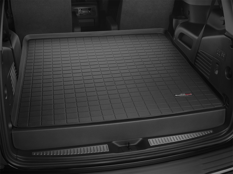 GMC Yukon Cargo Liner - WeatherTech - Raised Lip - Black - `15-`27