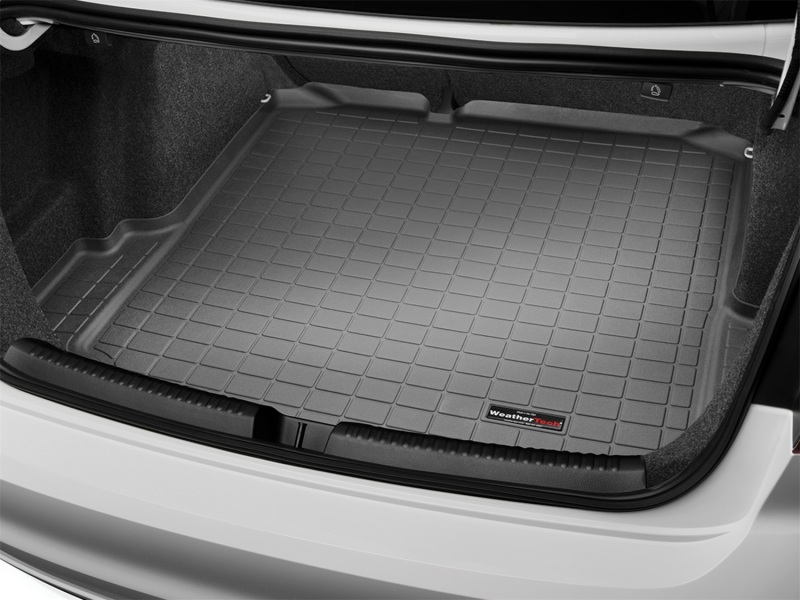 Volkswagen Jetta Cargo Liner - WeatherTech - Raised Lip, Textured Finish, Flexible TPO - Black - `15-`18