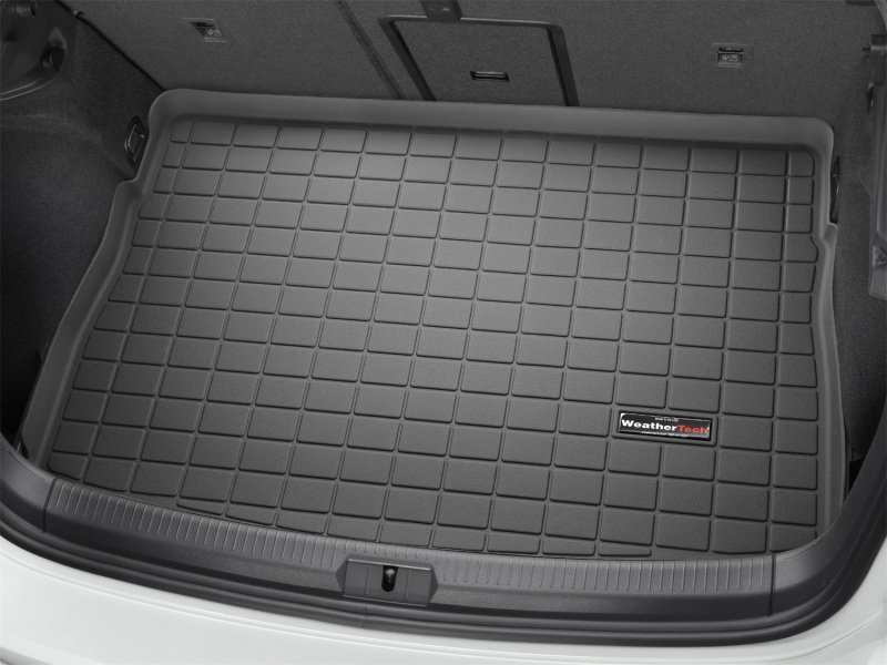 Volkswagen Golf R Cargo Liner - Behind 2nd Row Seating - WeatherTech - Raised Lip - Black - `15-`27