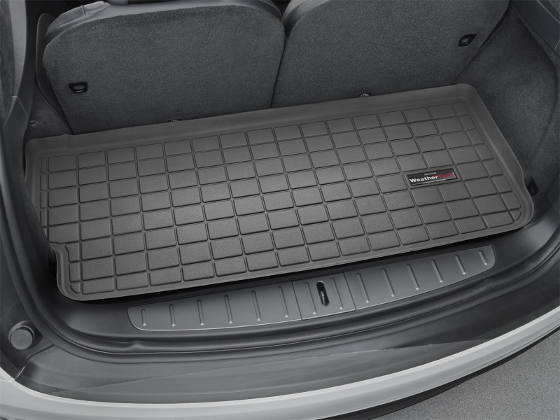 Tesla Model X Cargo Liner - Behind 3rd Row - WeatherTech - Black - `16-`27