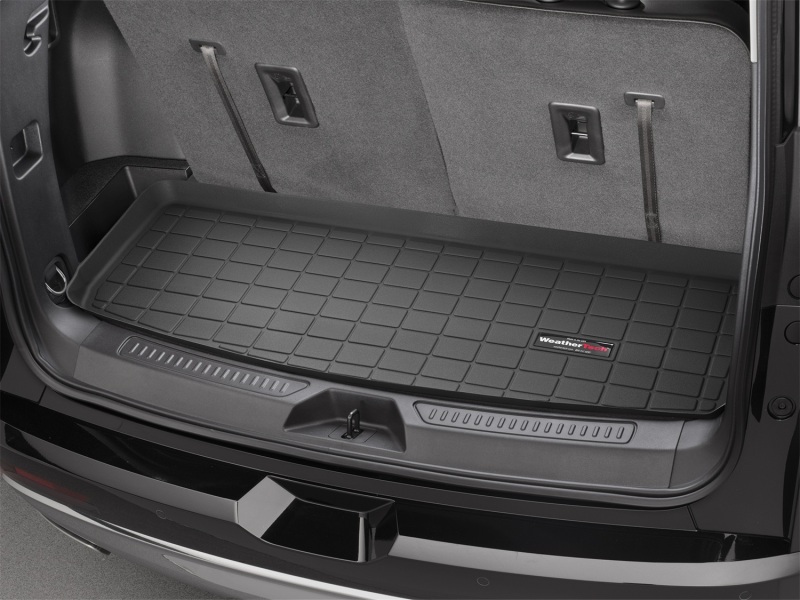 GMC Acadia Cargo Liner - Behind 3rd Row - WeatherTech - Raised Lip - Black - `17-`27