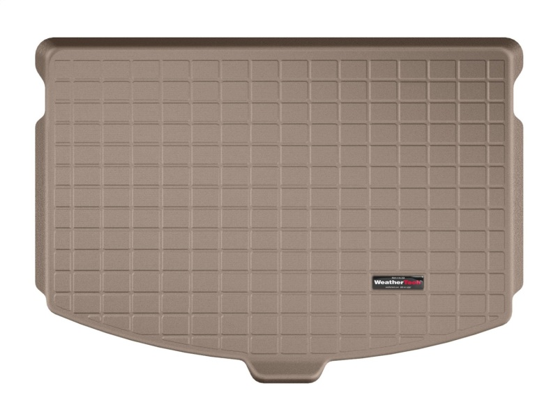 Nissan Rogue Hybrid Cargo Liner - Rear - WeatherTech - Raised Lip - Tan - `17-`27