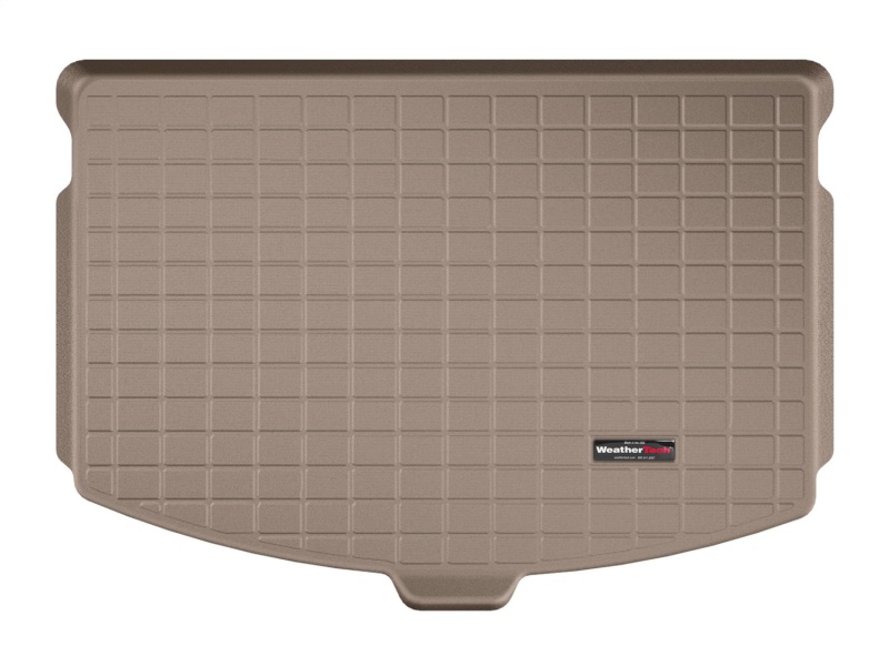 Nissan Rogue Hybrid Cargo Liner - Rear - WeatherTech - Raised Lip - Tan - `17-`27
