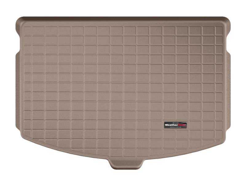 Nissan Rogue Hybrid Cargo Liner - Rear - WeatherTech - Raised Lip - Tan - `17-`27