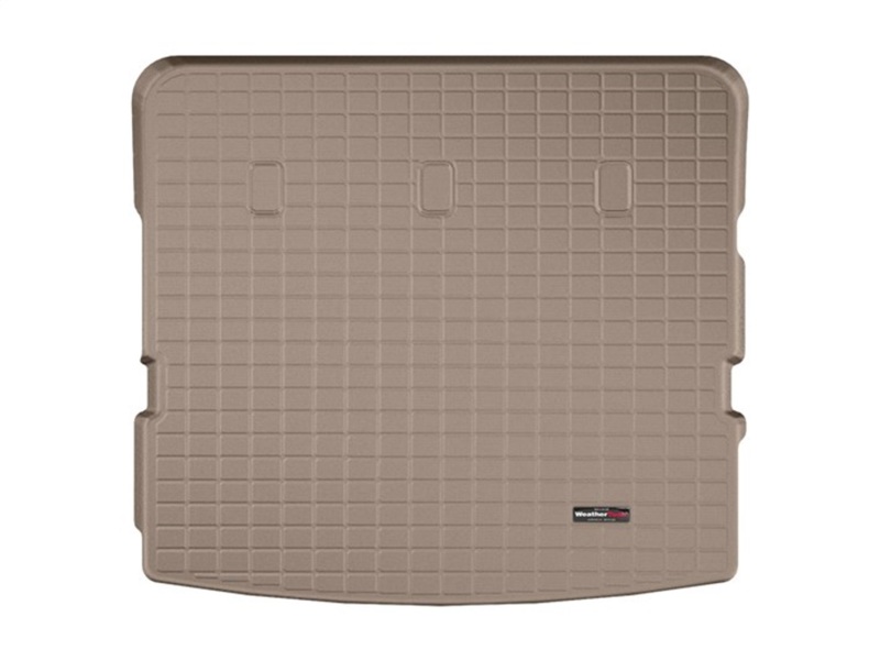 Lincoln Navigator Cargo Liner - Behind 2nd Row Seating - WeatherTech - Raised Lip, Textured Finish, Proprietary Custom Blended TPO - Tan - `18-`27