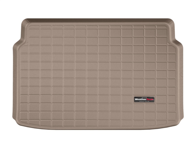 Ford EcoSport Cargo Liner - Behind 2nd Row Seating - WeatherTech - Fits w/Adjustable Cargo Floor in Middle Position - Tan - `18-`27